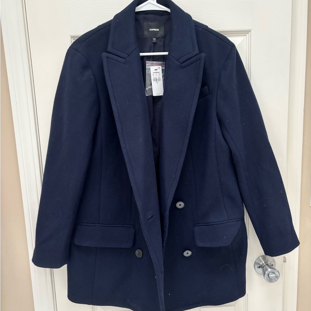 Cyrus Women's Navy Coat